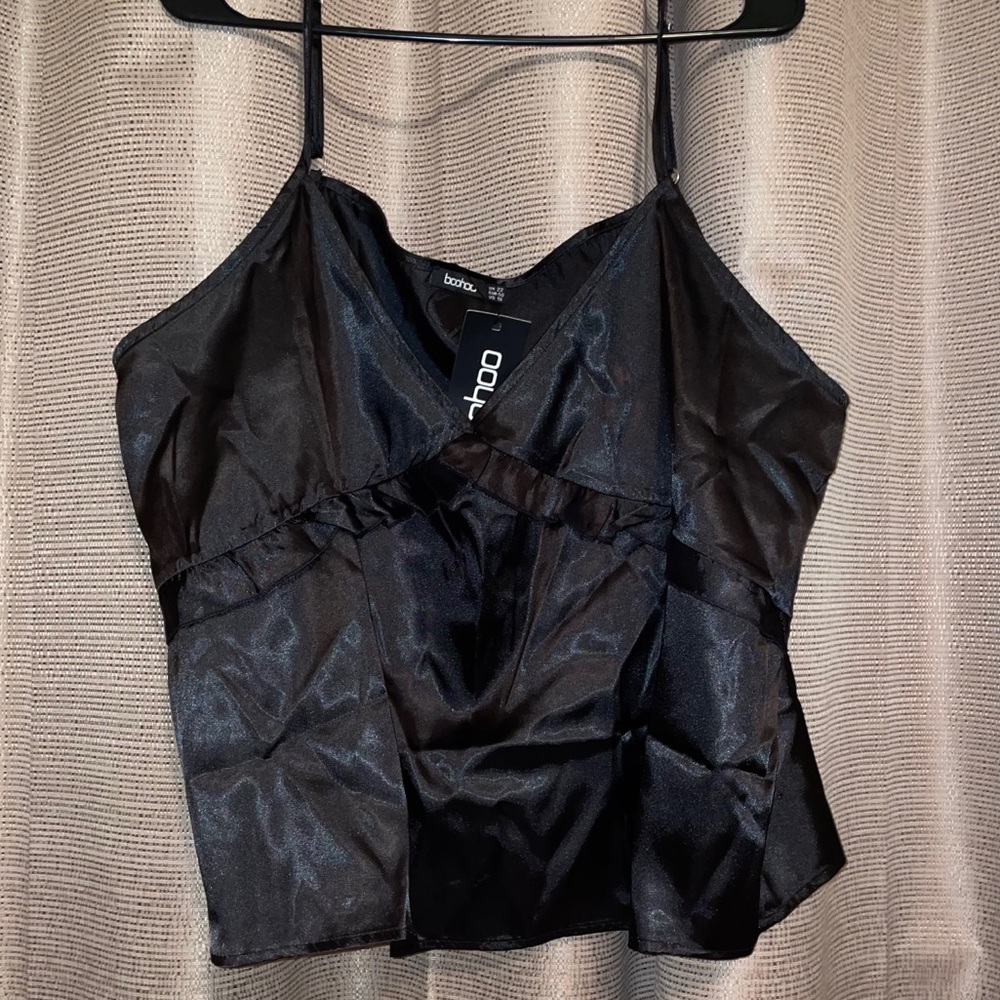 Boohoo Ruffle Cami & Shorts set, US 18 plus